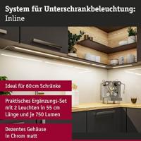 Paulmann Inline LED-onderbouwlamp uitbreidingsset 6 W Warmwit Chroom (mat) - thumbnail