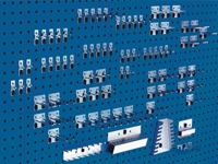 Bott Gereedschaphouder-assortiment | BxH mm | 15 haken/25 dubb.haken/40 houders 80-dlg | 1 stuk - 14031416 14031416 - thumbnail