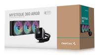 DeepCool MYSTIQUE 360 ARGB Processor Alles-in-één vloeistofkoeler 12 cm Zwart 1 stuk(s) - thumbnail