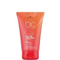 Schwarzkopf BonaCure Clean Performance Sun Protect Scalp, Hair & Body Cleanse 100ml - thumbnail