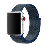 Sport Loop nylon bandje - Donkerblauw - Geschikt voor Apple Watch 44mm / 45mm / 46mm / 49mm - thumbnail