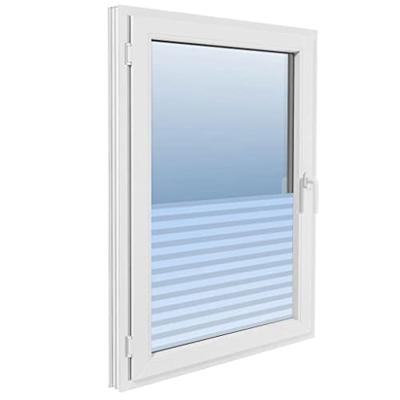 VidaXL Raamfolie strepenpatroon mat 0,9x50 m pvc