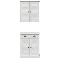 Badkamermeubelset met lade VIGO 2 pcs Bruin 67,5 x 34 x 80 cm - thumbnail