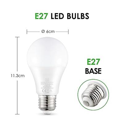 Edison Vintage E27 | LED filament lichtbron Filament | A60 Helder | 9W 806lm 2700K Dimbaar | warm wit licht | geschikt voor E27 fitting