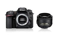 Nikon D7500 Digital SLR in DX-formaat met Nikon AF-S DX 35 mm 1:1,8 (20,9 MP, EXPEED 5-processor, AF-systeem met 51 meetvelden, ISO 100-51.200, 4K UHD video incl. timelapse video) - thumbnail