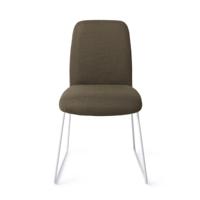 Jesper Home Eetkamerstoel 'Taiwa' Slide White, kleur Jungle Jewel - thumbnail