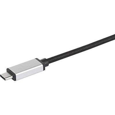 Renkforce USB 3.2 Gen 1 (USB 3.0) Adapter [1x USB-C stekker - 1x USB 3.2 Gen 1 bus A (USB 3.0)] RF-USBA-MS-01 0.15 m Gesleeved