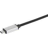 Renkforce USB 3.2 Gen 1 (USB 3.0) Adapter [1x USB-C stekker - 1x USB 3.2 Gen 1 bus A (USB 3.0)] RF-USBA-MS-01 0.15 m Gesleeved - thumbnail