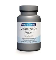 Nova Vitae Vitamine D3 1000IE/25mcg vegan 360 Vegetarische capsules - thumbnail