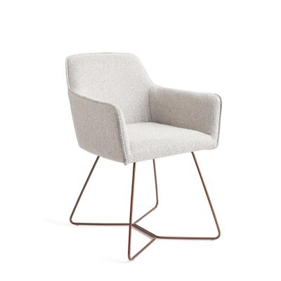 Jesper Home Hofu eetkamerstoel Checkers Charm beehive rose