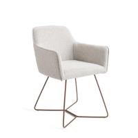 Jesper Home Hofu eetkamerstoel Checkers Charm beehive rose - thumbnail