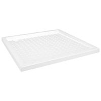 Douchebak met noppen 90x90x4 cm ABS wit - thumbnail