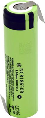 Panasonic NCR18650B ZLF Speciale oplaadbare batterij 18650 Li-ion 3.7 V 3400 mAh 1 stuk(s)