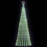 LED-kerstboom 475 LEDs koud wit 247 cm - thumbnail