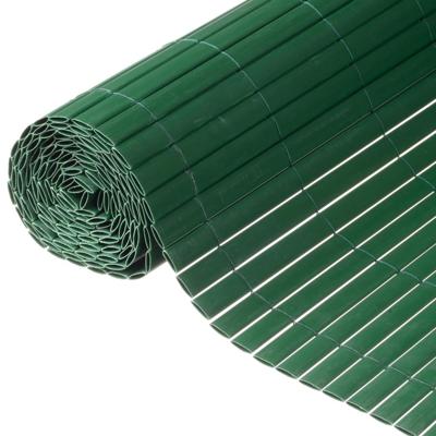 Nature tuinscherm dubbelzijdig 1x3 m pvc groen