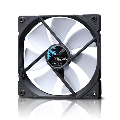 Fractal Design FD-FAN-DYN-GP14-WT hardwarekoeling Computer behuizing Ventilator 14 cm Zwart, Wit