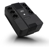 ACT Connectivity Line Interactive UPS 600VA - met 6 geaarde stopcontacten - thumbnail