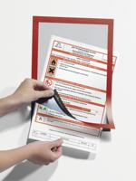 Durable Magneetkader | DIN A4 rood | zelfklevende rugfolie | 2 stuks - 487203 487203 - thumbnail