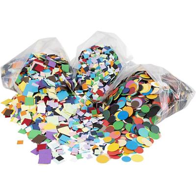 Creativ Company Karton mozaiek, afm 10+15+20 mm, ca. 80000 stuk, diverse kleuren, 8x180 gr/ 1 doos