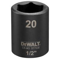 DeWalt Accessoires Impact dop 20mm 1/2" (Kort - 38mm) - DT7538-QZ - thumbnail