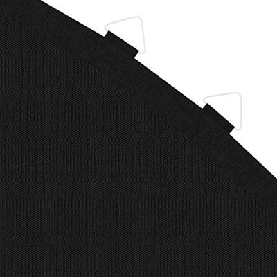 VidaXL Springmat voor 12 feet/3,66 m ronde trampoline stof zwart - thumbnail