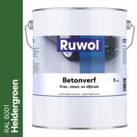 Ruwol Betonverf Heldergroen (RAL 6001) 5 liter - thumbnail