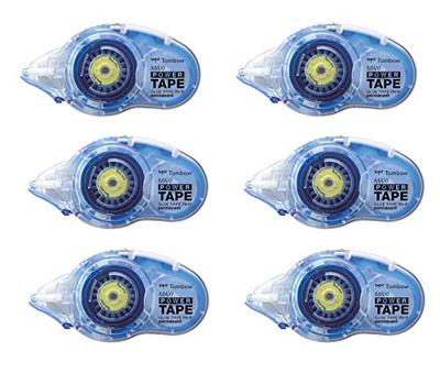 Plakband Tombow Maxi Power Transparant Polyethyleen 8,4 mm 16 m (6 Stuks)