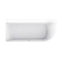 Hoekbad Wiesbaden Zenn Links 180x80 Cm Met Waste Mat Wit - thumbnail