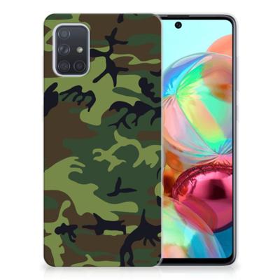 Samsung Galaxy A71 | TPU bumper | Army Dark