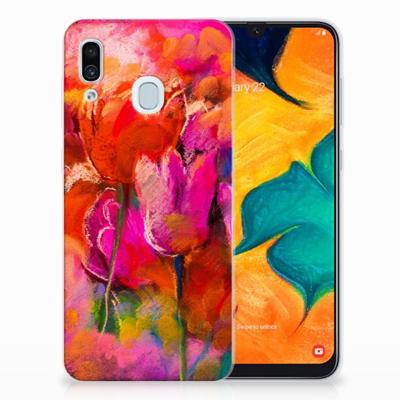 Smartphone hoesje Samsung Galaxy A30 Tulips