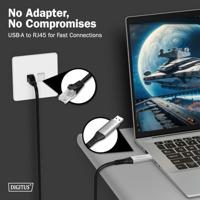 Digitus AK-300600-030-S USB-C - RJ45 CAT6A 1 Gbit/s, 3m Kabel - thumbnail
