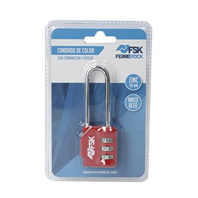 Combinatieslot Ferrestock Rood (53 mm)