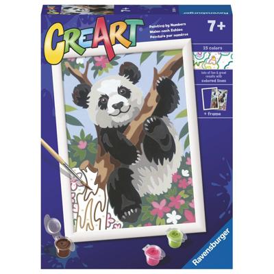 Ravensburger CreArt Schilderen op nummer speelse panda