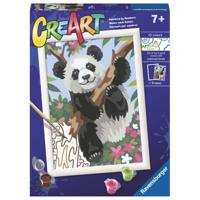 Ravensburger CreArt Schilderen op nummer speelse panda - thumbnail