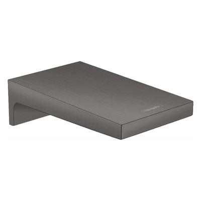 Baduitloop Metropol HansGrohe Watervalstraal 18.5 cm Geborsteld Zwart Chroom Baduitloop Metropol HansGrohe Watervalstraal 18.5 cm Geborsteld Zwart Chroom