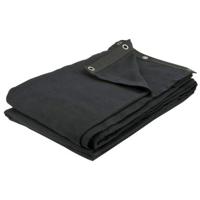 Showtec Dekomolton Backdrop zwart 6m x 3m 160gr/m² - thumbnail