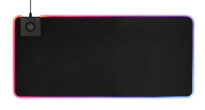 Deltaco GAM-092 RGB Gaming Muismat Zwart