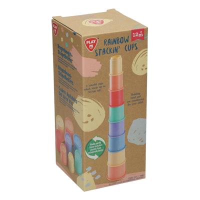 Playgo stapelblokken regenboog - 8dlg. Playgo stapelblokken regenboog - 8dlg.