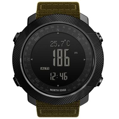 NORTH EDGE multifunctionele waterdichte outdoor sport elektronische Smart Watch ondersteuning Vochtigheidsmeting/weersvoorspelling/snelheidsmeting (k
