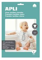 Apli T-shirt Transfer Paper voor licht of wit textiel, pak met 3 vellen - thumbnail