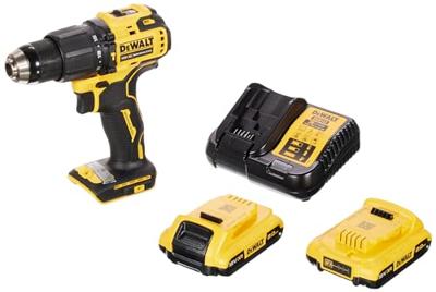 DeWalt DCD709D2T-QW Accu klopboormachine 18V 2,0Ah Li-Ion in TSTAK koffer - DCD709D2T-QW - thumbnail