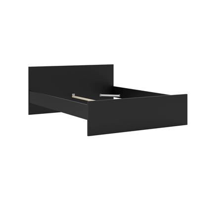 Bed Naia - mat zwart - 160x200 cm