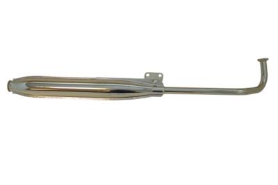 Diverse Tecno uitlaat tomos euro 2 chroom dun