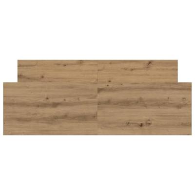 Bedframe zonder matras spaanplaat artisanaal eikenkleurig