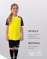 JAKO 4224K Shirt Iconic Km Kids - Zachtgeel/Zwart - 140 - thumbnail