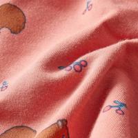 Kinderrokje met eekhoornprint 92 oudroze - thumbnail