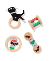 HEMA Takkie en Siepie baby giftset hout - thumbnail