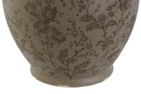 Vaas Home ESPRIT Bruin Groen Keramiek Blad van een plant 17 x 17 x 22 cm - thumbnail