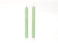 Dinerkaars LED vlam 24.5cm groen - thumbnail