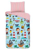 Good Morning Kinderdekbedovertrek "piraten/ zee thema" - Multi - (140x200 cm) - Katoen - thumbnail